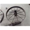 Image 2 : (LW) 2 Steel Wheels- 34" Rd & Axle