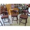 Image 2 : (EK) 5 Matching Highboy Chairs