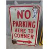 Image 2 : Metal No Parking 12" x 18" & Metal 30 KM 18" x 18"