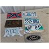Image 1 : License Plates - 79 NWT , 57 NY Plus Ford Emblems