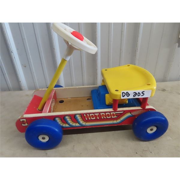 Fisher Price Ride On Hot Rod Car