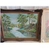 Image 2 : Painting On Canvas 23" x 28" , Needle Point 18" x 24"