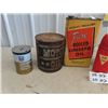 Image 3 : 3 Oil Cans & Metal Lunch Kit & Thermos