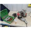 Image 1 : (MN) 5 Power Tools, Circ Saw, Angle Grinder, Sander, Jig Saw, & Drill