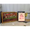 Image 1 : (MN) Light Up Santa Clause Movie Adv Sign 17" x 26" , Chip on Side- But Front is Good, & Poker Playi