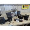 Image 1 : (MN) Sony CD Radio Cassette Player, Set of KOSS Speaker Amp, AWA Speaker, Blue Tooth Speaker