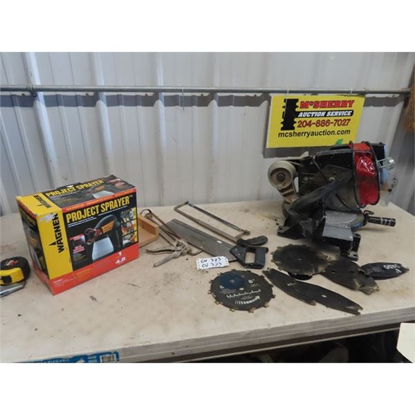 (CV) B & D Mitre Saw, Dado Blades, Wagner Paint Sprayer, Plus More!