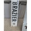 Image 3 : 2 Street Signs- 1) Sargent Ave 12" x 56" & 1) Brazier St 6"x 24" - 2 Sided