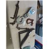 Image 1 : (MK) 8 Ton , Clevis, 3 Gate Hindges, Metal Shelf Brackets