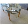 Image 2 : Glass Top Coffee Table 21" x 50" x32"
