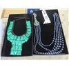 Image 3 : 2 Beautiful Heidi Daus Necklaces & Set of Pierced Earrings
