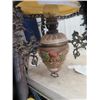 Image 2 : Hanging Coal Oil Lamp w Shade, Base of Shade has Chip/Break