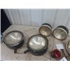 Image 3 : (TS) 3 Sets Vintage Headlights 1) Ford 1) Monogram & 1) Tractor