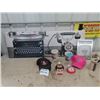 Image 1 : Canvas Picture of Typewriter/Phone & Betty Boop Collectibles - Hats & Cup, & Willow Tree Ornaments &