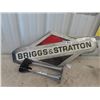 Image 1 : Briggs & Stratton Sign 14" x 31" & Auto Horn