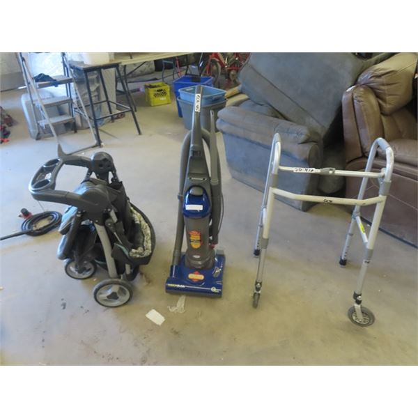 Walker, Stroller, & Upright Vac