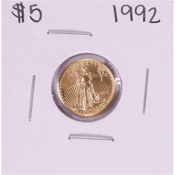 1992 $5 American Gold Eagle Coin
