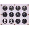 Image 2 : 1971-1982 Proof $1 Canada Commemorative Silver Dollar Coin Sets in Capital Plastic