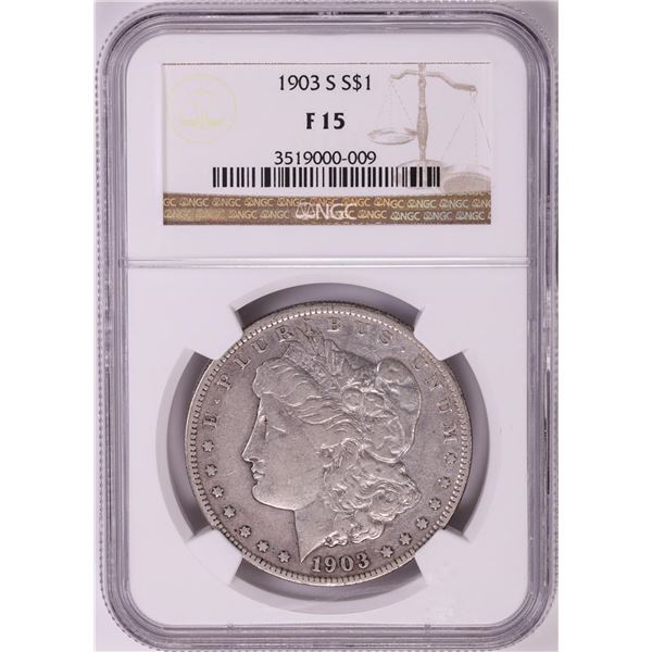 1903-S $1 Morgan Silver Dollar Coin NGC F15