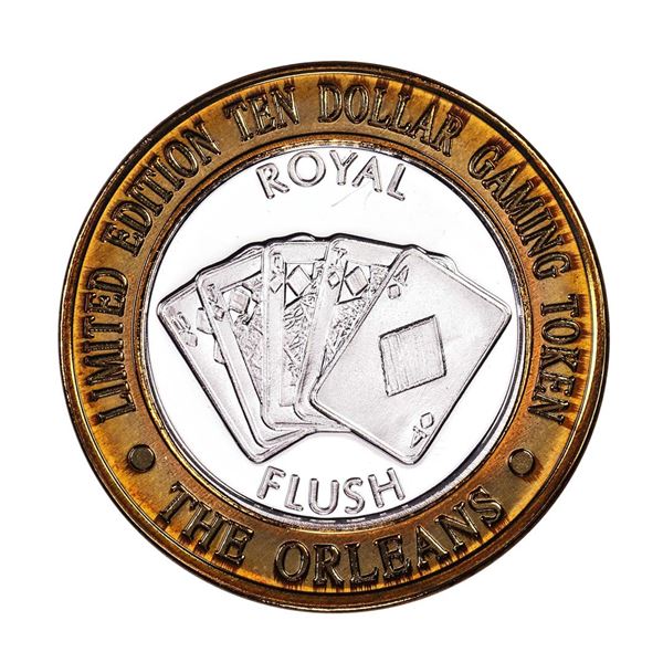 .999 Silver The Orleans Hotel & Casino Las Vegas, NV $10 Limited Edition Gaming Token