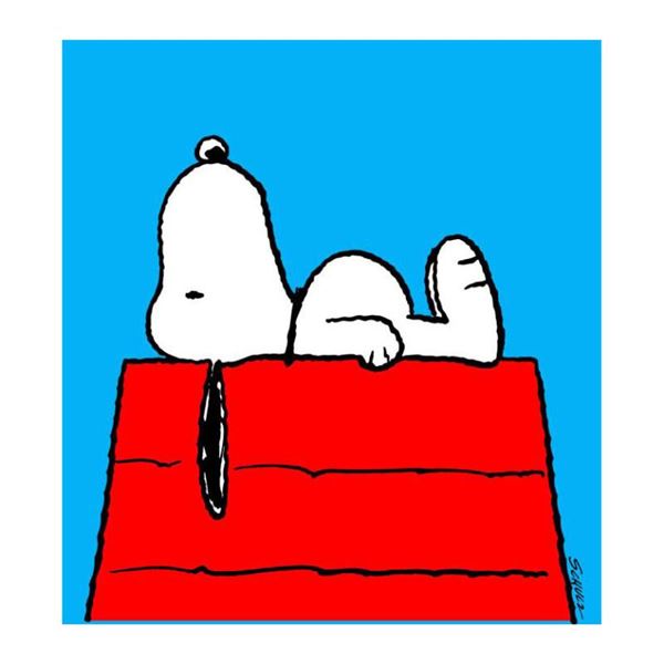 Peanuts "Take A Moment" Limited Edition Giclee On Canvas
