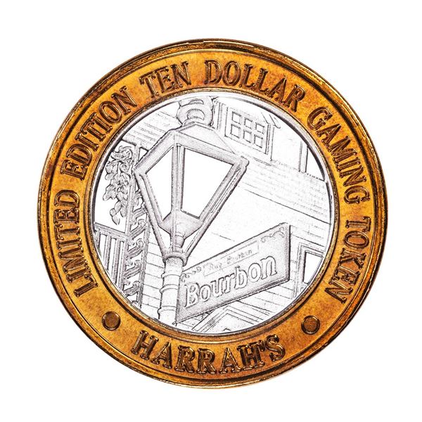 .999 Silver Harrah's Kansas City, MO $10 Casino Limited Edition Gaming Token