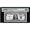 Image 1 : 1957 $1 Silver Certificate Note Fr.1619 PMG Superb Gem Unc 68EPQ Courtesy Autograph