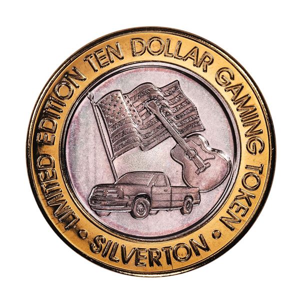 .999 Fine Silver Silverton Casino Las Vegas, Nevada $10 Limited Edition Gaming Token