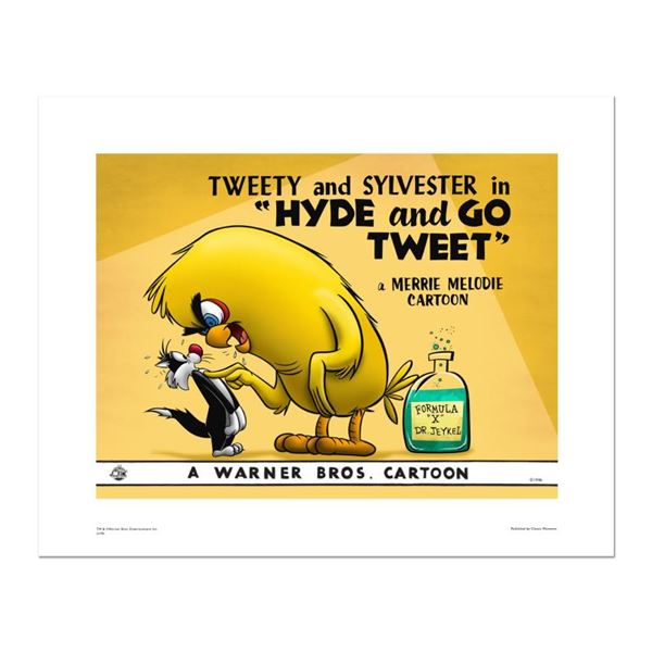 Looney Tunes "Hyde And Go Tweet- Color" Limited Edition Giclee On Paper