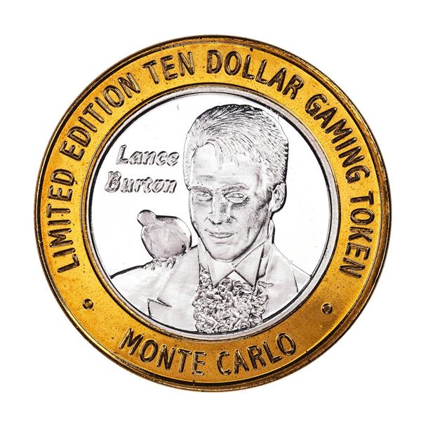 .999 Silver Monte Carlo Resort & Casino Las Vegas, NV $10 Limited Edition Gaming Token