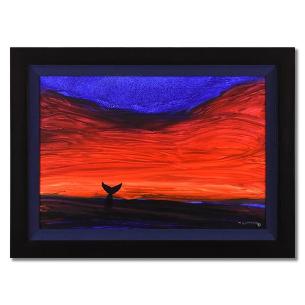 Wyland "Whale Tail" Original Unknown On Canvas