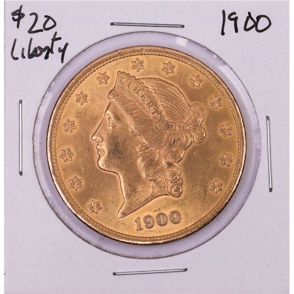 1900 $20 Liberty Head Double Eagle Gold Coin