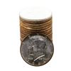Image 1 : Roll of (20) Brilliant Uncirculated 1964 Kennedy Half Dollar Coins