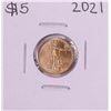 Image 1 : 2021 $5 American Gold Eagle Coin