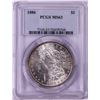 Image 1 : 1886 $1 Morgan Silver Dollar Coin PCGS MS63