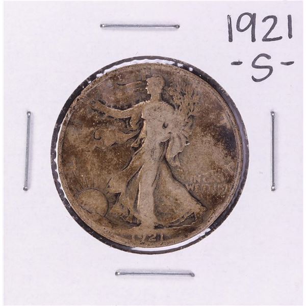 1921-S Walking Liberty Half Dollar Coin