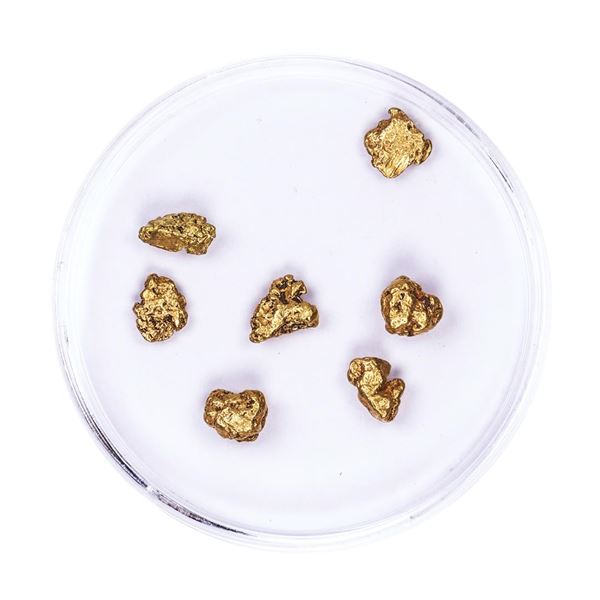 Lot of Gold Nuggets 3.08 grams Total Weight