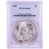 Image 1 : 1889 $1 Morgan Silver Dollar Coin PCGS MS63
