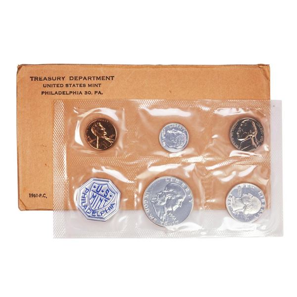 1961 (5) Coin Proof Set in Envelope