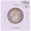 Image 1 : 1916-D Barber Quarter Coin