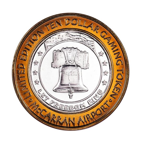 .999 Silver McCarran International Airport Las Vegas, NV $10 Limited Casino Token