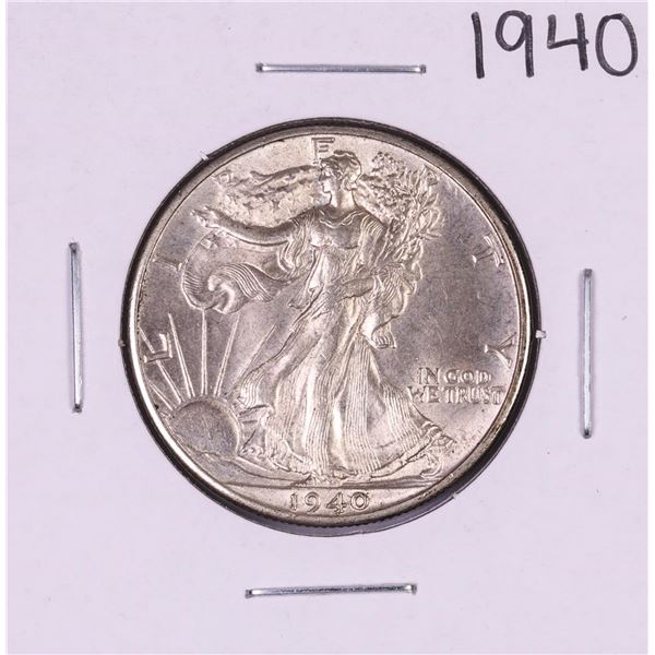 1940 Walking Liberty Half Dollar Coin