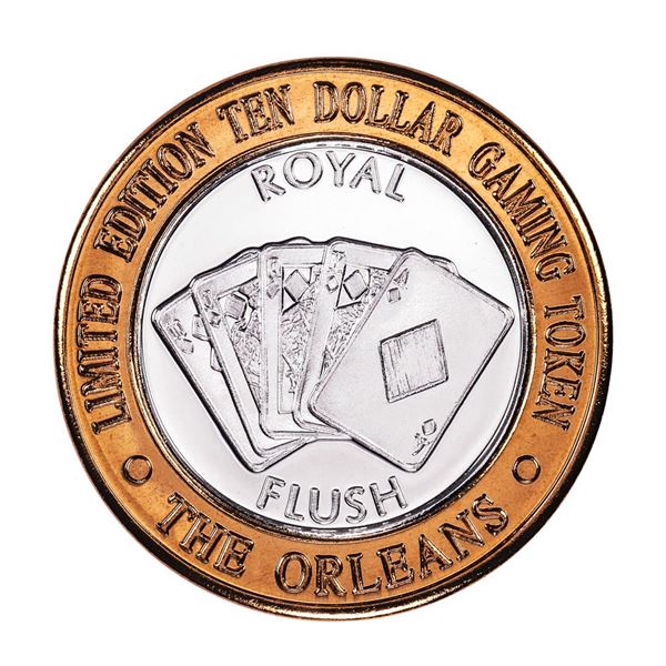 .999 Silver The Orleans Hotel & Casino Las Vegas, NV $10 Casino Token Limited Edition