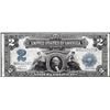 Image 1 : 1899 $2 Mini-Porthole Silver Certificate Note