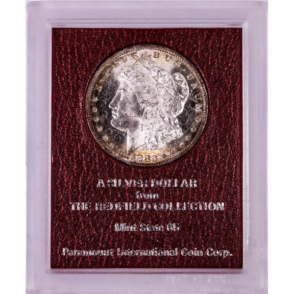 1880-S $1 Morgan Silver Dollar Coin Redfield Hoard Paramount Mint State 65