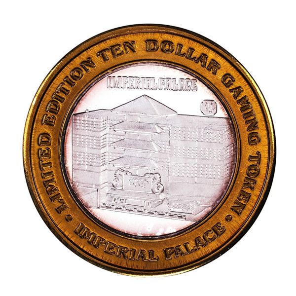 .999 Silver Imperial Palace Hotel & Casino Las Vegas $10 Limited Edition Gaming Token