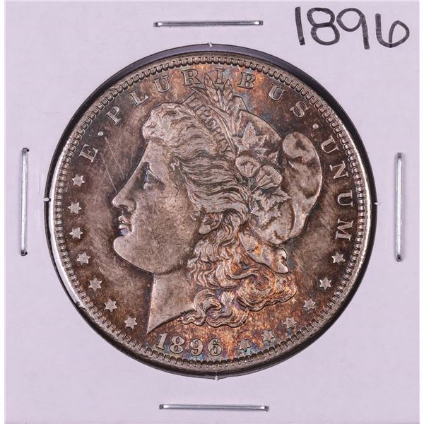 1896 $1 Morgan Silver Dollar Coin Nice Toning