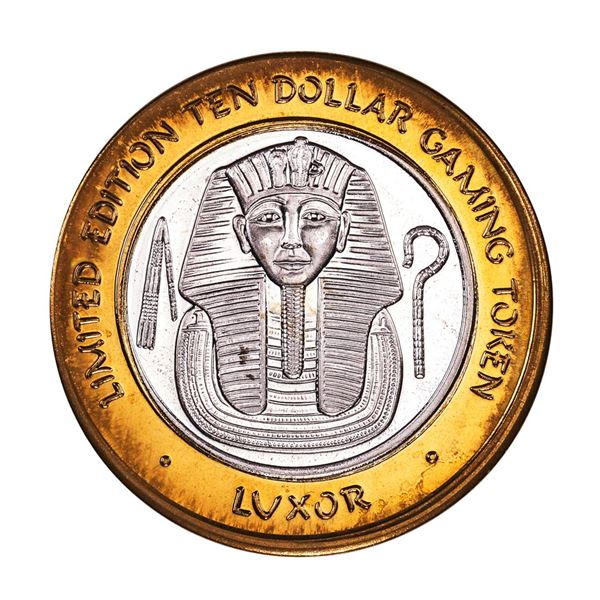 .999 Silver Luxor Las Vegas, NV Casino $10 Casino Limited Edition Gaming Token