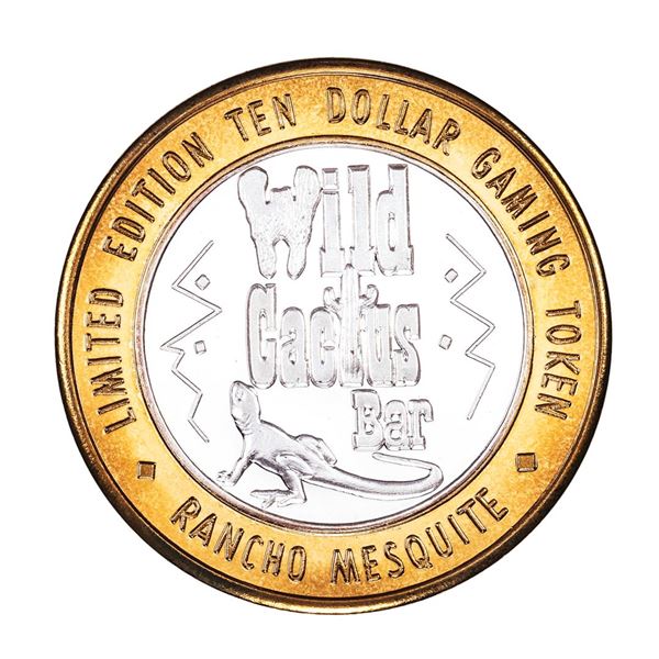 .999 Silver Rancho Mesquite Casino Nevada $10 Casino Limited Edition Gaming Token