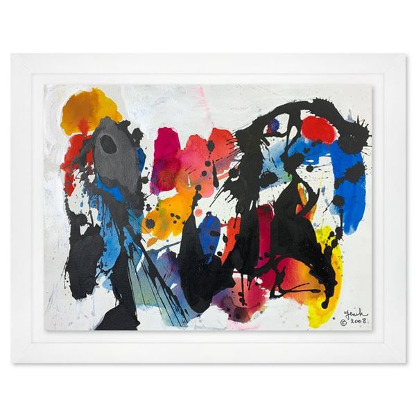 Jenik Cook Framed Original Acrylic Painting Hand Signed Letter Of Authenticity